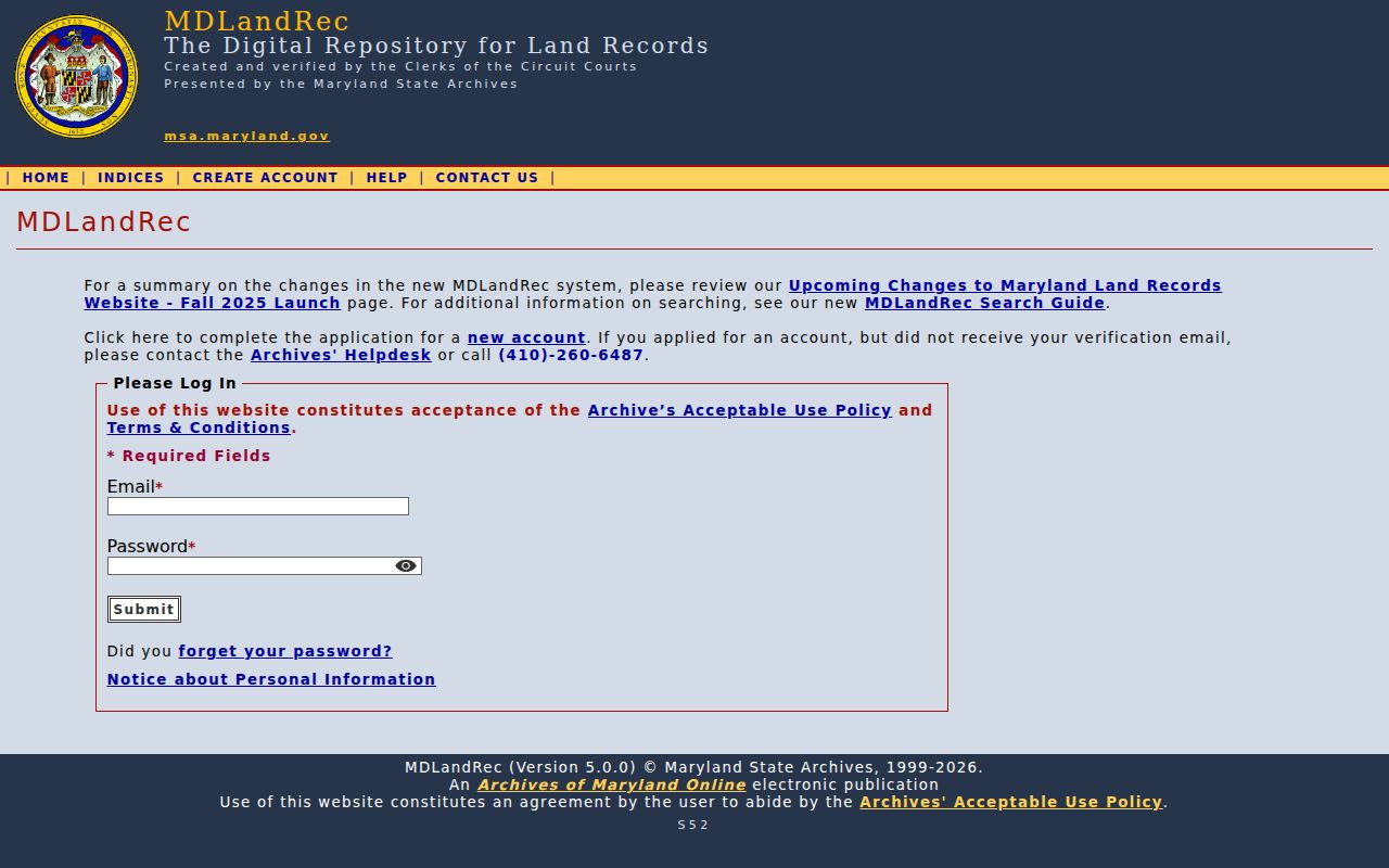 Essex people search access to Maryland land records